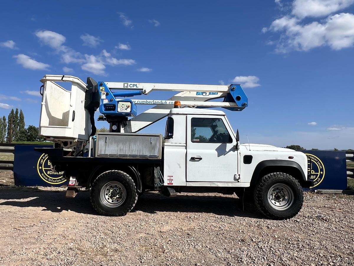 Used 2014 Land Rover Defender 110 cherry picker