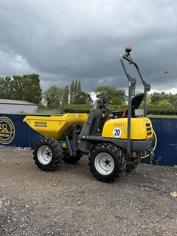 Used 2023 WACKER NEUSON 1001 1 tonne high tip dumper