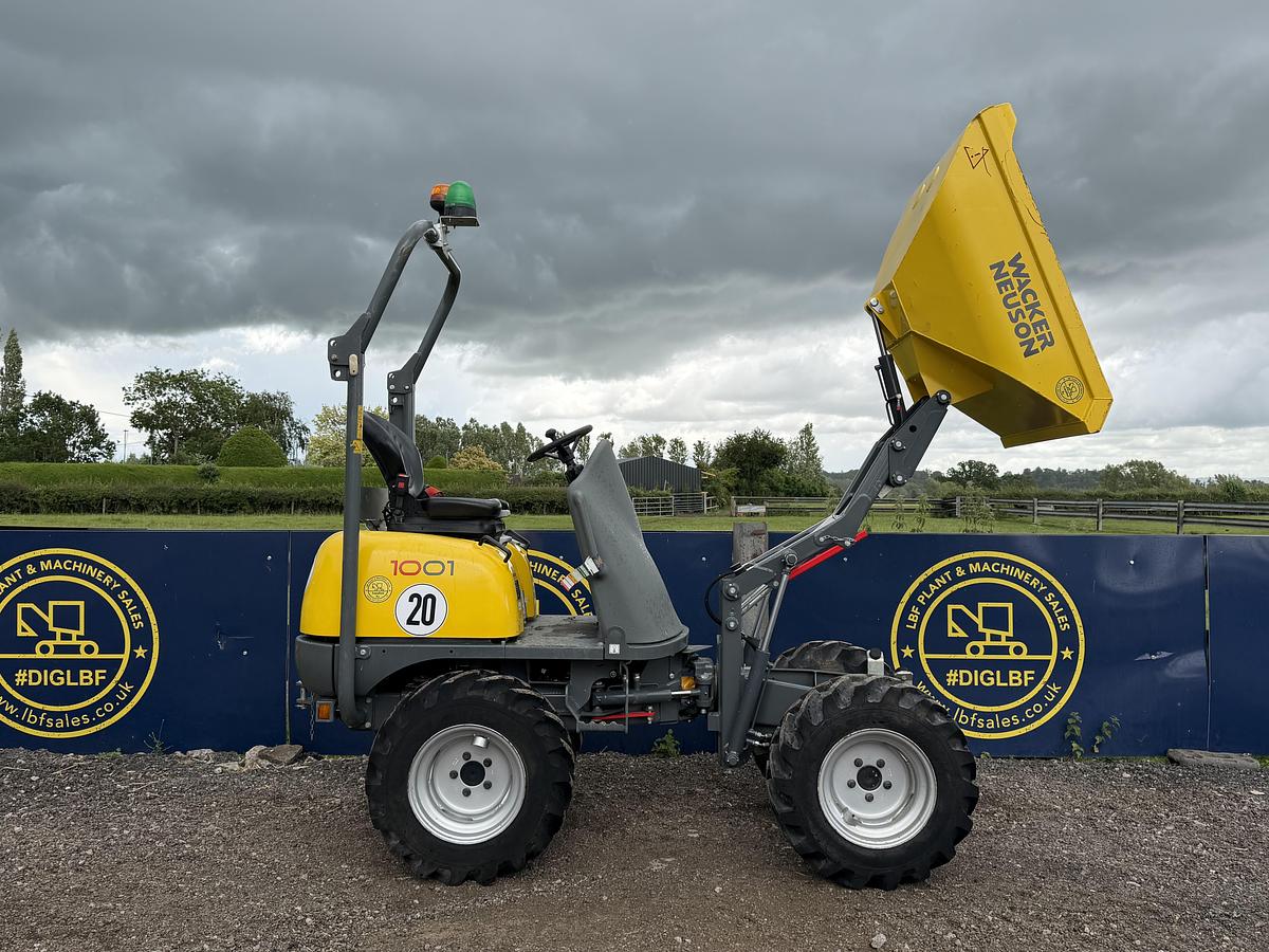Used 2023 WACKER NEUSON 1001 1 tonne high tip dumper