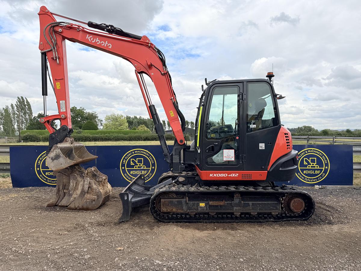 Used 2023 KUBOTA KX080-4a2