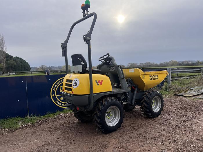 Used 2017 WACKER NEUSON 1001 1 tonne high tip dumper