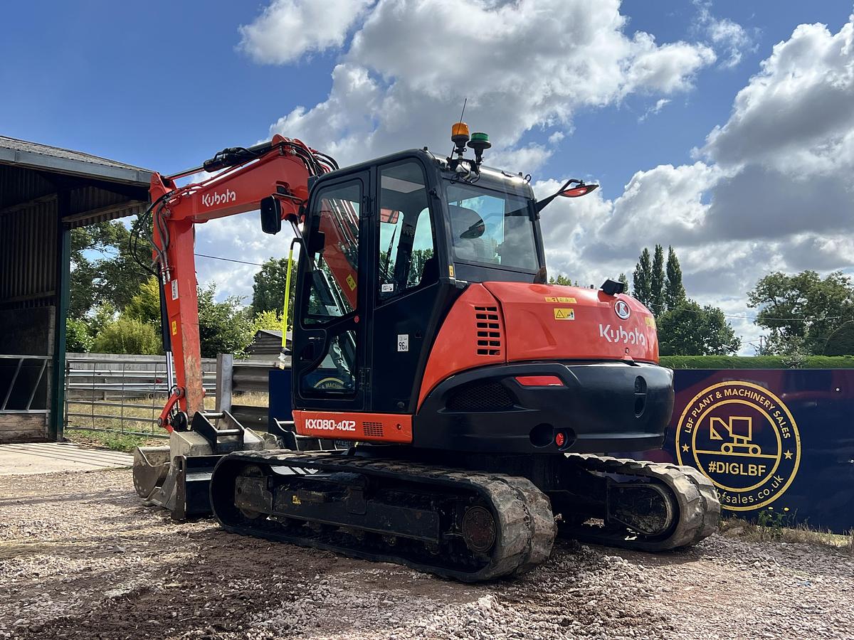Used 2021 KUBOTA KX080-4