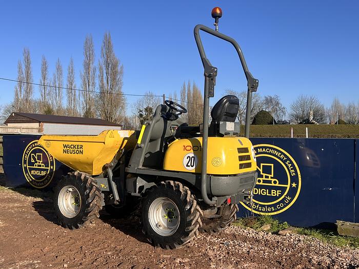 Used 2017 WACKER NEUSON 1001 1 tonne high tip dumper