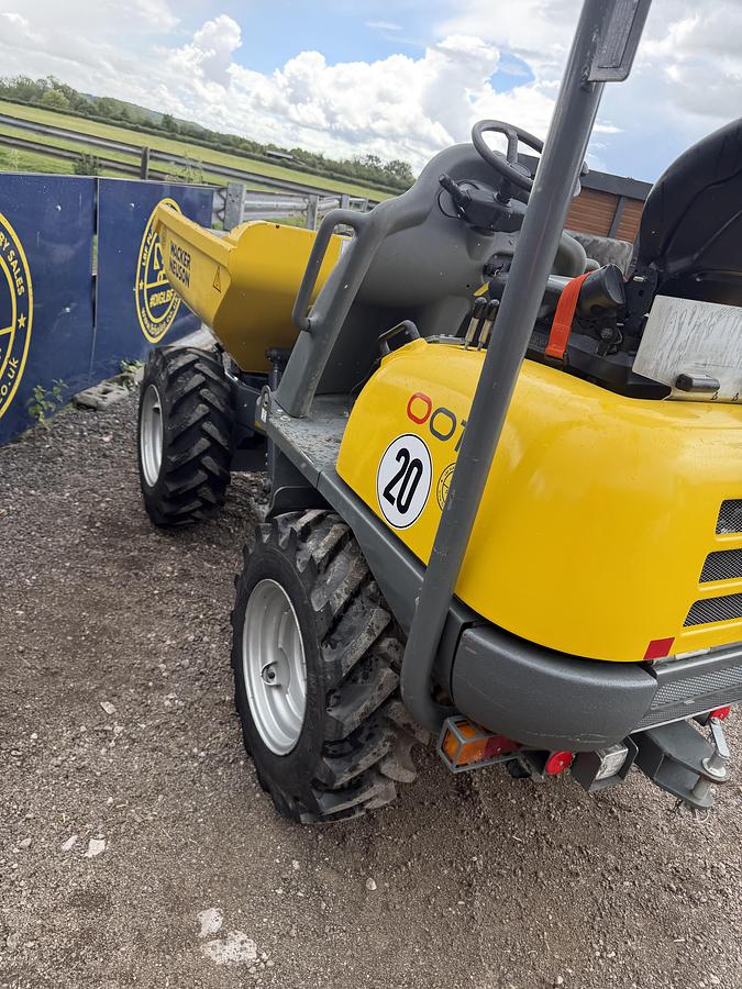 Used 2023 WACKER NEUSON 1001 1 tonne high tip dumper