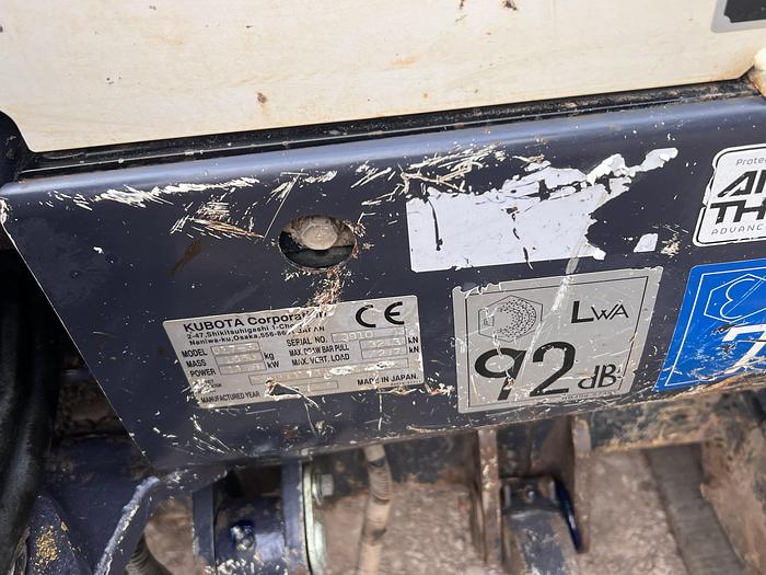 Used 2012 KUBOTA U17-3