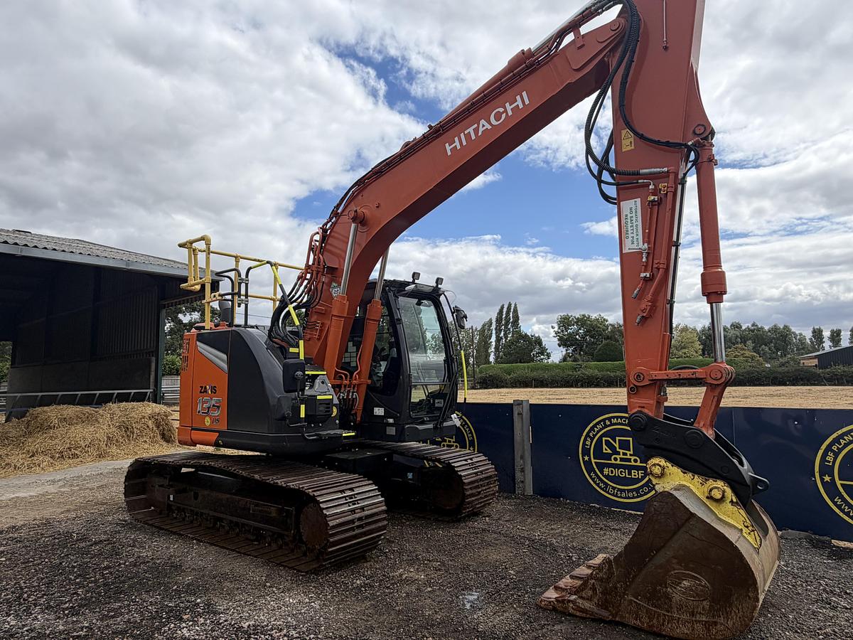 Used 2023 HITACHI ZAXIS ZX135USBL-7