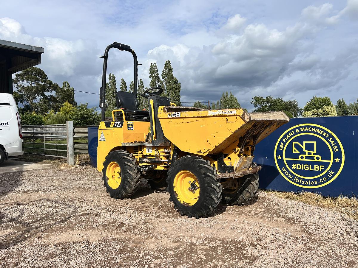 Used 2018 JCB 1 tonne high tip dumper