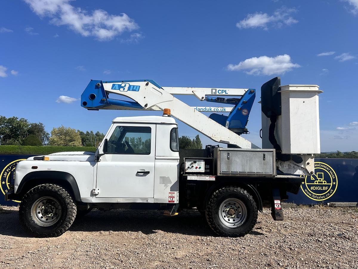 Used 2014 Land Rover Defender 110 cherry picker