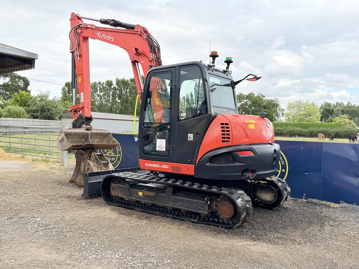 Used 2023 KUBOTA KX080-4a2