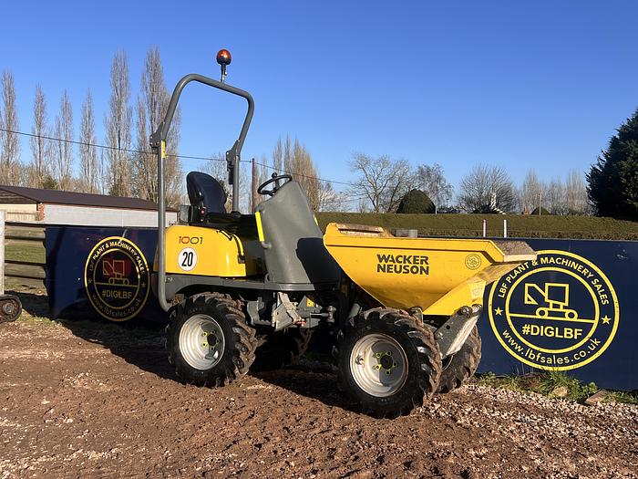 Used 2017 WACKER NEUSON 1001 1 tonne high tip dumper