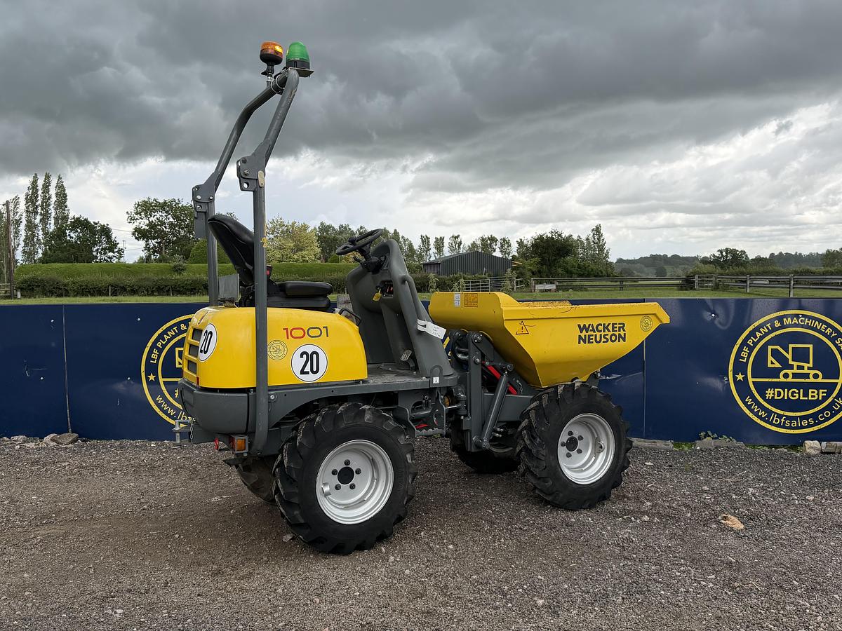 Used 2023 WACKER NEUSON 1001 1 tonne high tip dumper