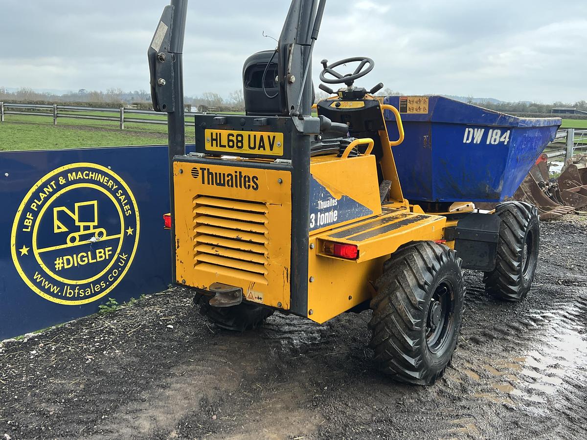 Used 2019 THWAITES 3 tonne dumper