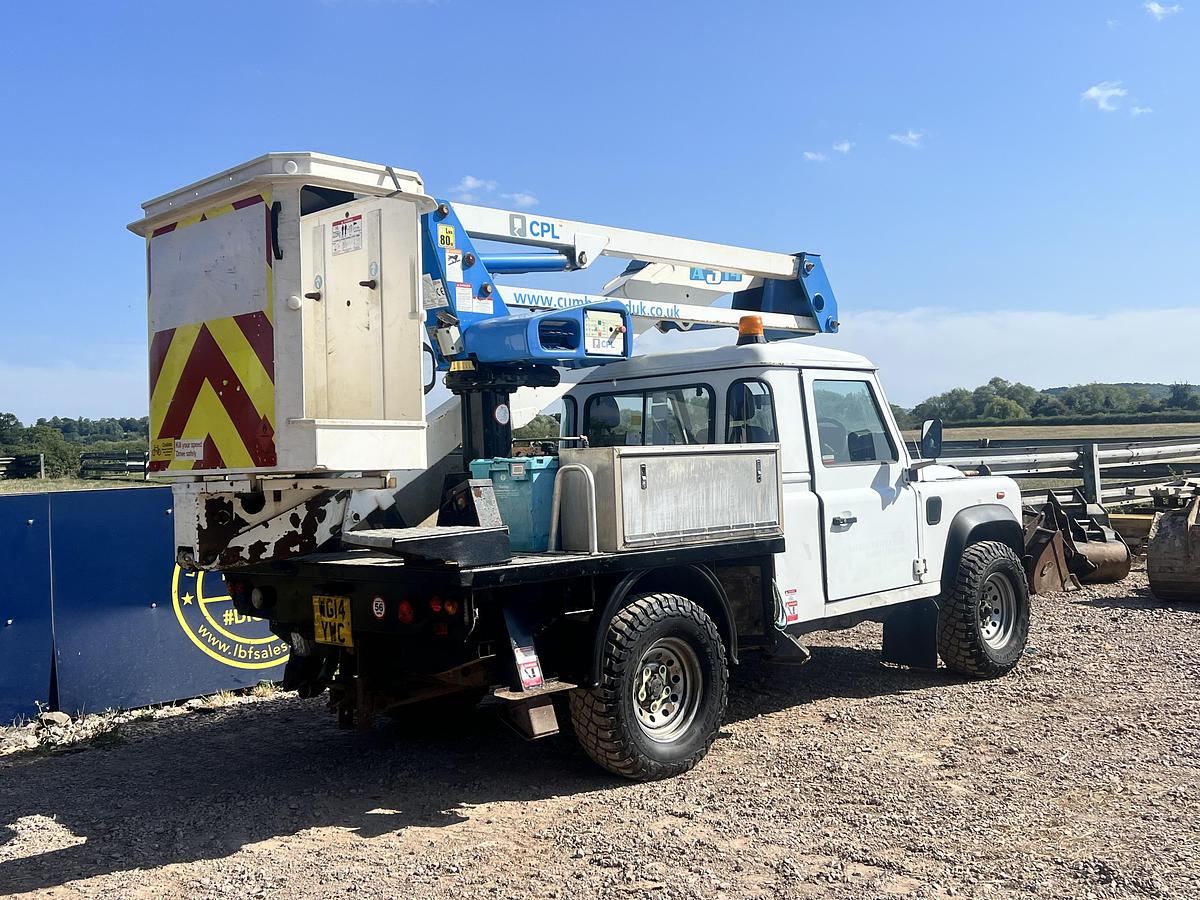 Used 2014 Land Rover Defender 110 cherry picker