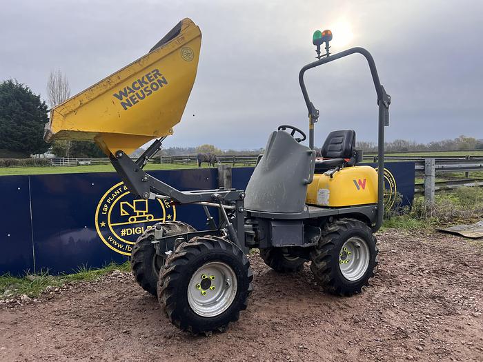Used 2017 WACKER NEUSON 1001 1 tonne high tip dumper