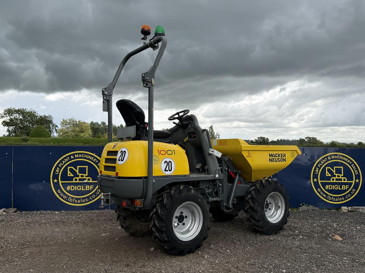 Used 2023 WACKER NEUSON 1001 1 tonne high tip dumper