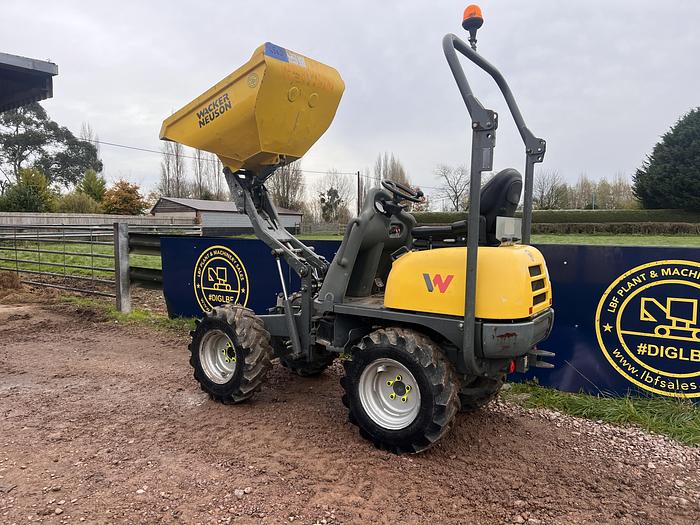 Used 2017 WACKER NEUSON 1001 1 tonne high tip dumper