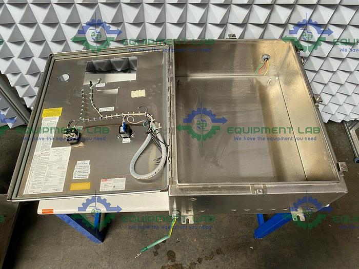 Used Hoffman 30" x 24" x 10" A30H2410SS6LP Stainless Steel Enclosure