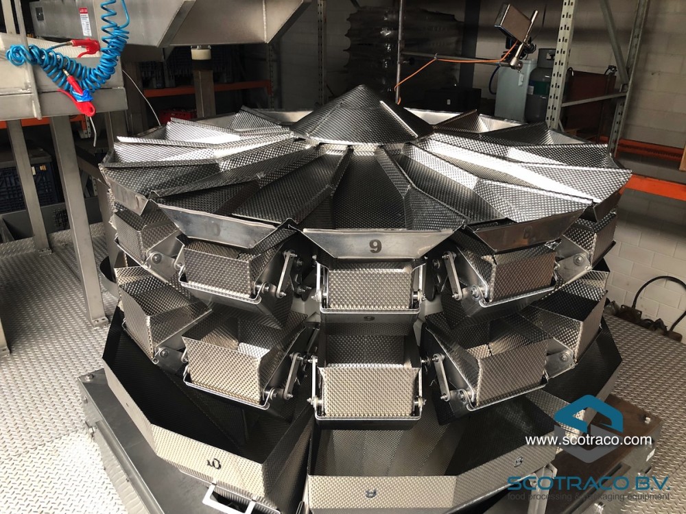 Used Complete weighing and packing line