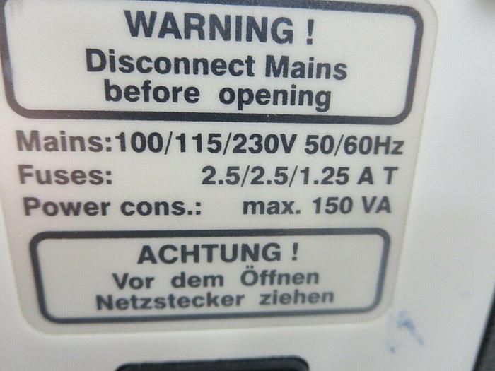 Used Polytec, OFV 3001 SF6, Vibrometer Controller,100/115/230 V, 50/60 HZ, Powers On