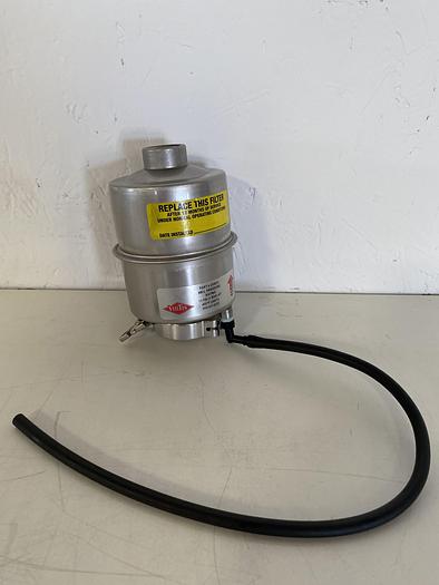 Used Virtis  Vacuum Pump Exhaust Filter 15PSI @ 400°F KF25 Vacuum Fitting Size