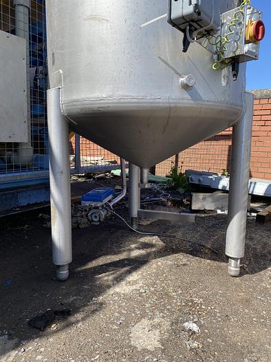 Used 1,000 Litre Stainless Steel Mixing Vessel (2 available)