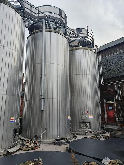 Used 50,000 Litre Stainless Steel Tanks (4 available)