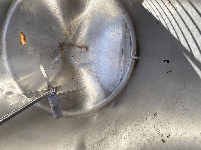 Used 1,500 Litre Stainless Steel Mixing Vessel