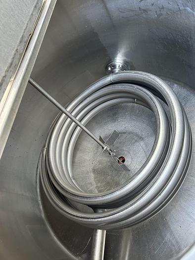 Used 500 Litre Mixing Tank with Steam Heating Coil