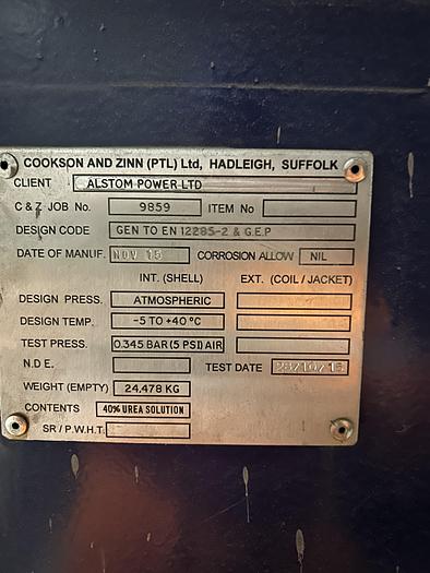 Used 250,000 Litre Horizontal S/S Tanks