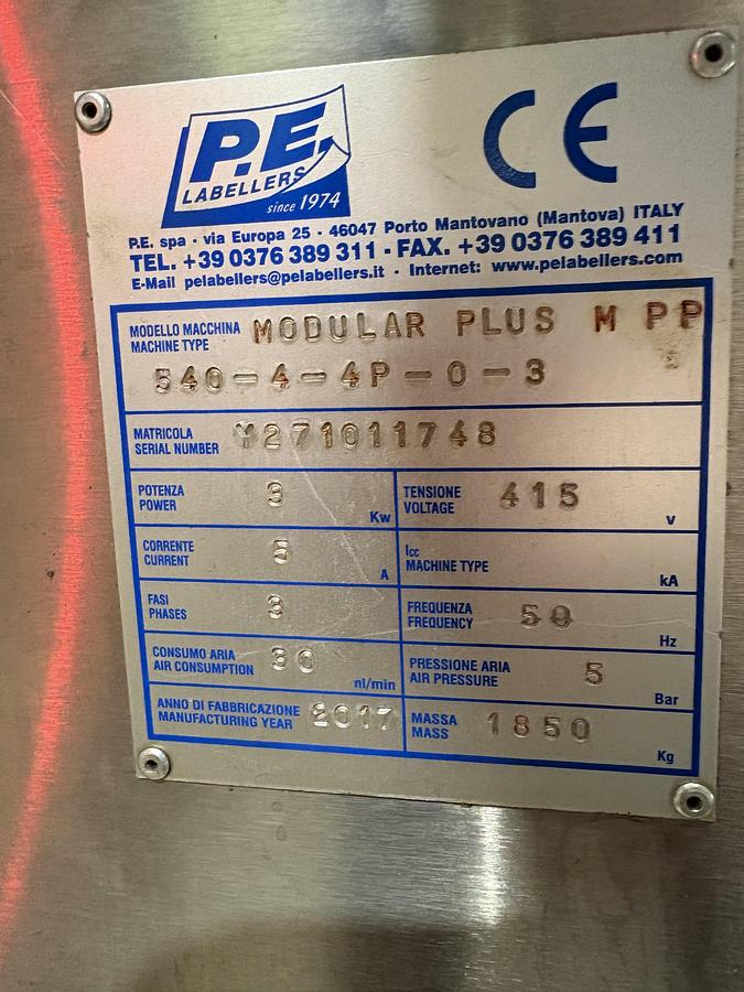 Used Self Adhesive Labeller