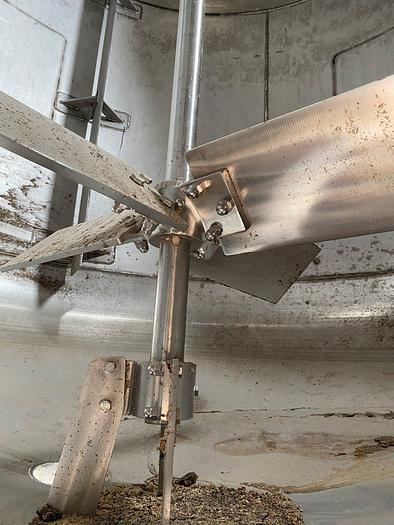 Used 12,000 Litre Stainless Steel Mixing Vessel with Two Mixers