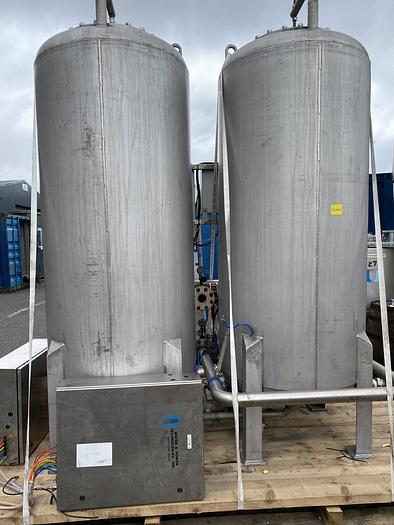 Used Stainless Steel Carbon Filter Tank Set