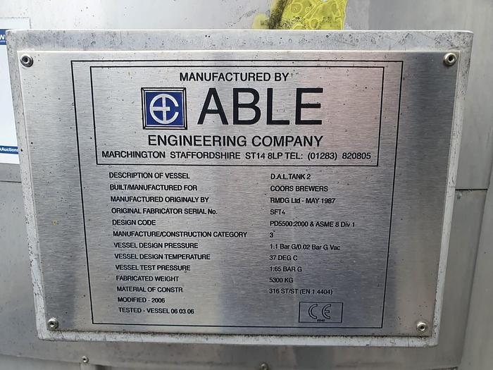 Used 50,000 Litre Stainless Steel Tanks (4 available)