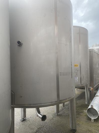 Used 5,000 Litre Insulated Stainless Steel Tank (2 available)