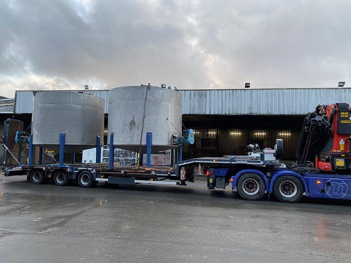 Used 24,000 Litre Stainless Steel Tanks ( 2 available)