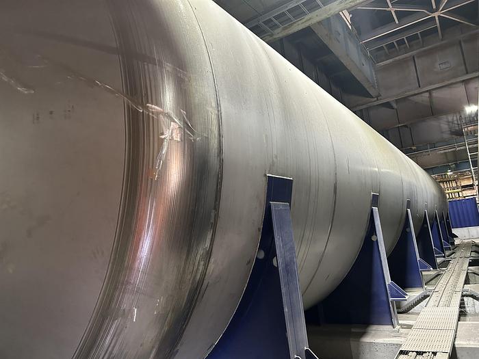 Used 250,000 Litre Horizontal S/S Tanks