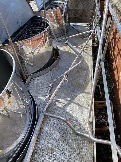 Used 2,000 Litre Stainless Steel Mixing Vessel (3 available)