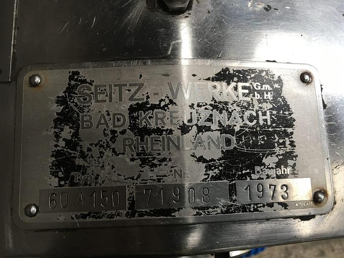 Used Seitz-Werke Filter Press
