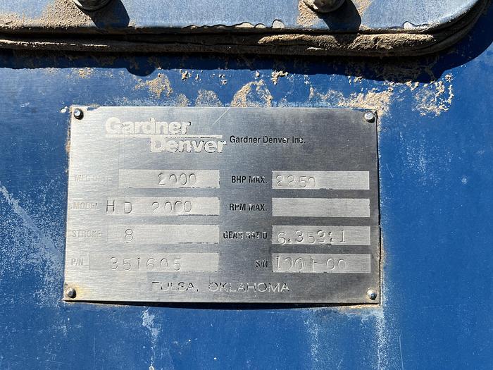 Used 2000 Gardner Denver 2250T