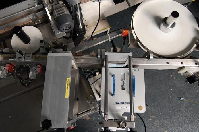 Used M 14775 E - Labeller NEWMAN 8FL for Cylindrical Objects