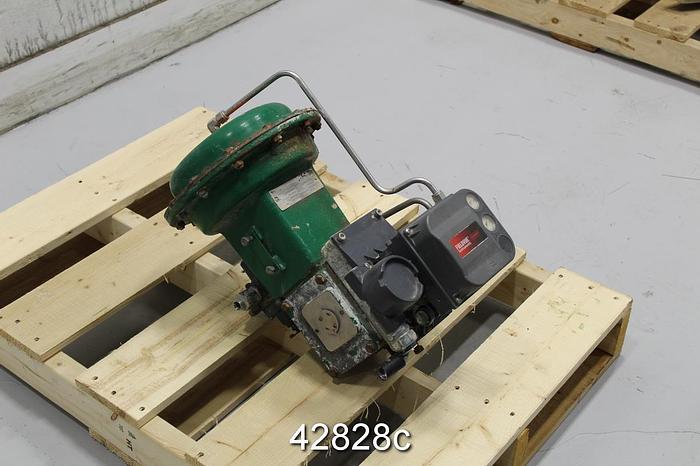 Used Fisher 3" Air Operated Butterfly Valve #42828