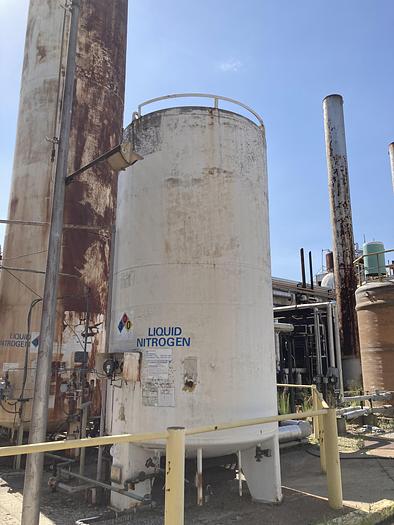 Used Used Process Engineering Inc.  Approximately 3000 gallon bulk liquid nitrogen storage tank