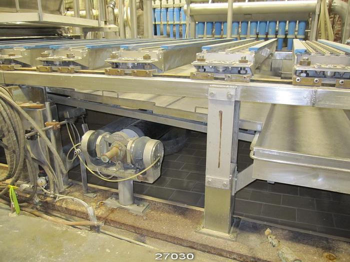 Used Sandy Hill  Stainless Steel Fourdrinier Section For 90" Pond Headbox, Upgraded To Breast Roll Shake In 1999. Three Blade Forming Board, 8 Foil Boxes, 8 Flat Boxes (2 Ceramic). Knock Down Style.  Non-Driven Dandy Roll. #27030