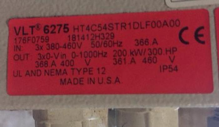 Used Danfoss 200 kw frekvens omformer