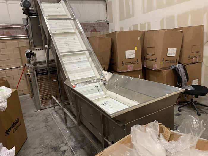 Used SHRED TECH DUAL SHAFT 20HP SHREDDER WITH CONVEYOR