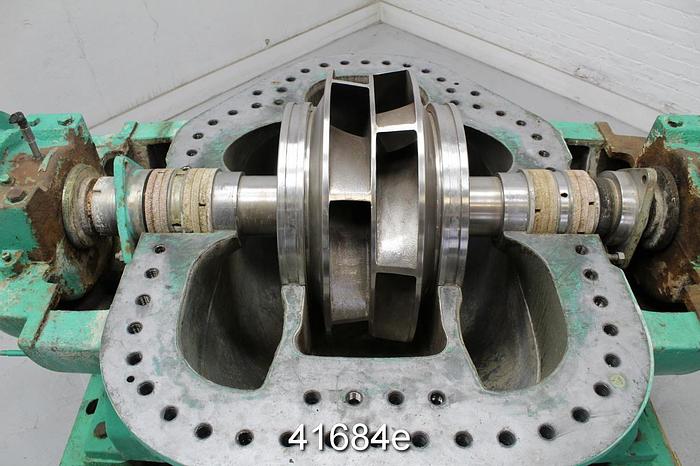 Used Sulzer ZUU-50 Double Suction Fan Pump, 20x24, Stainless Steel #41684