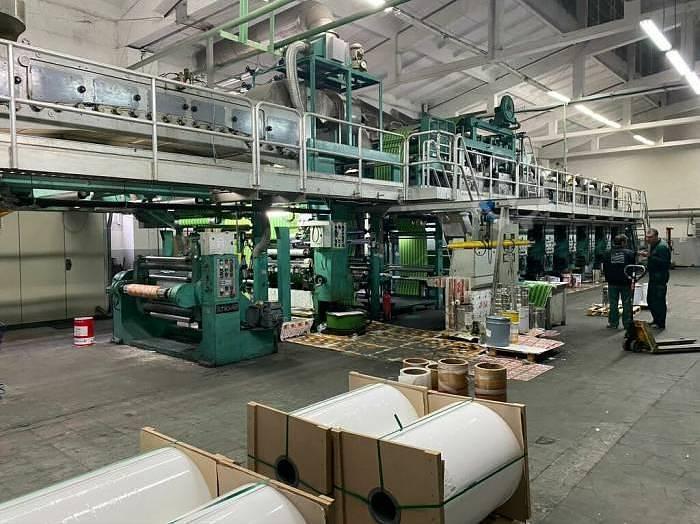 Used Schiavi Rotogravure 7 color Laminator Cold Glue