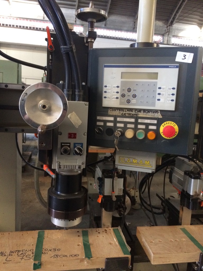 Usato 2004 Foratrice Camam a testine mobili orizzontali, verticali e di testa
