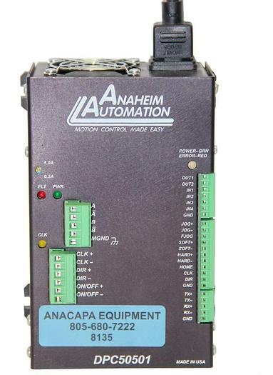 Used Anaheim Automation DPC50501 Motion Controller Step Motor Drive Pack (8135)W