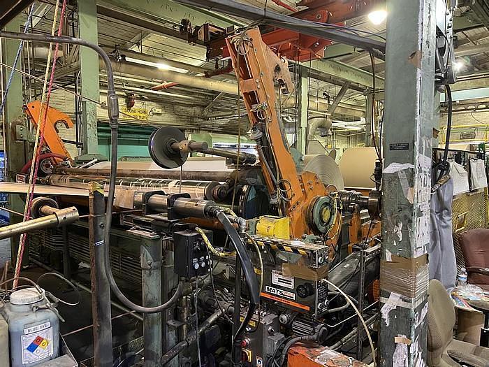 Used GL & V 129" FACE WIDTH HORIZONTAL TRACK REEL , 36" DIA. DRUM